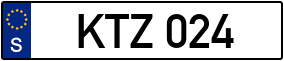 Truck License Plate